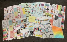 Lot 6 Stickers Scrapbooking Crafts Journal Crafting Planner Calendar 36 Sheets