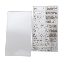 500pcs 1.5mm-2.52mm Assorted Watch Case Crown Tube Watchmaker Repair Accessories