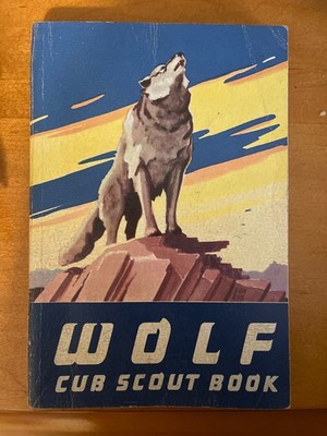 Wolf Cub Scout Book Boy Scouts of America Guide Manual 1957 Printing Paperback