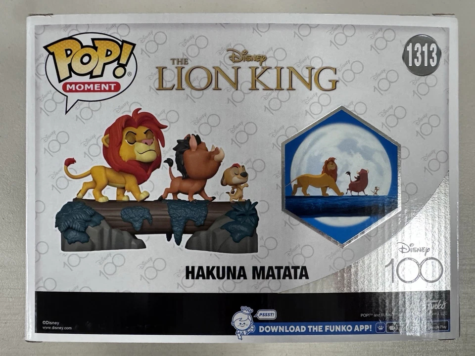 Hakuna Matata (Simba, Pumba & Timon) 1313 ~ Disney: Lion King ~ Funko Pop Vinyl - Image 3 of 4