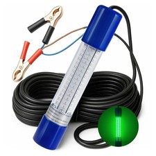 Underwater Fishing Light 12V/24V Dual Voltage 26ft Cable IP68 Waterproof