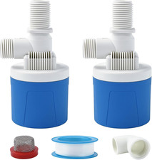 2Pcs 1/2" Top Inlet Water Float Valve, Aquapulse Automatic Water System, Mini...