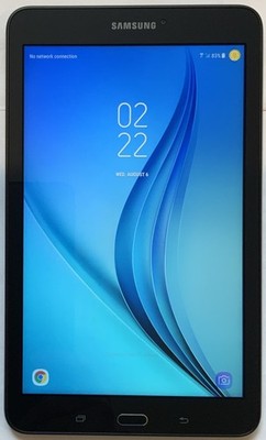TESTED USED 8'' VERIZON SAMSUNG GALAXY TAB E, SM-T377V 4G LTE Wi-Fi TABLET.
