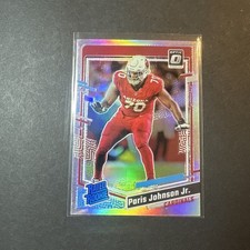 2023 Donruss Optic Paris Johnson Jr. Silver Holo Rated Rookie Cardinals #205