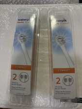 Waterpik Sonic-Fusion Compact Flossing Brush Heads 4 Heads SFRB-2EW SF-01-04