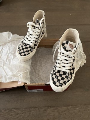 Vans Eco Theory Checkerboard Sk8-Hi Tapered Men s Size US 4.5 Women s US 6.0