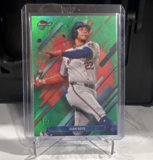 Topps 2025 Finest Baseball Juan Soto #221 Mets Green Refractor Rare /25 Serial