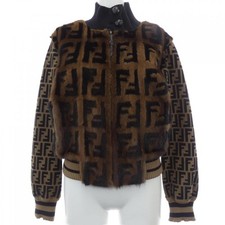 Fendi Blouson Fur Brown Size 42 Used Valid