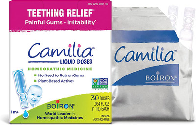Camilia Teething Drops for Daytime and Nighttime Relief of Painful or Swollen Gu