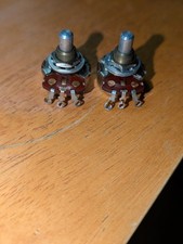 Rare Crater Back CTS 1964/1965 250k Potentiometers Fender Telecaster Bass