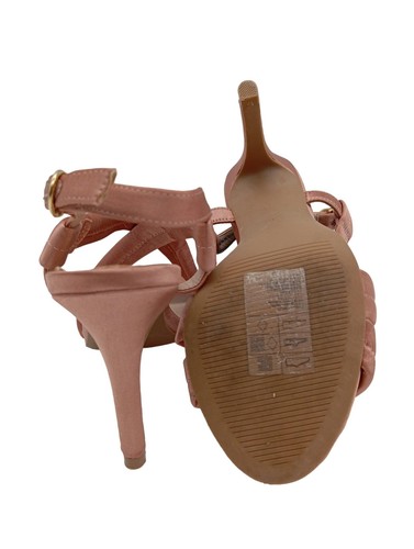 H&M Sandalias de tacón alto Mujeres Sandalias de tacón Talla EU 35 rosa - Imagen 2 de 5