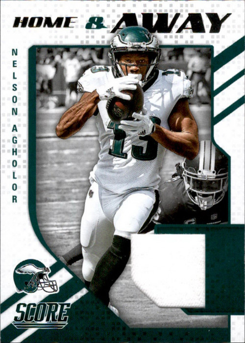 2018 Score Home and Away Jerseys #4 Nelson Agholor Jersey - FB
