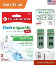 Flush 'n Sparkle Automatic Toilet Bowl Cleaning Refills - Eco-Friendly 2-Pack