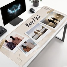 40 90cmCustom Photo Mouse Pad Desk - Personalized NameTextPhotoLogo, Non-Slip
