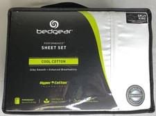 New Bedgear Performance Sheet Set Cool Cotton White Split King
