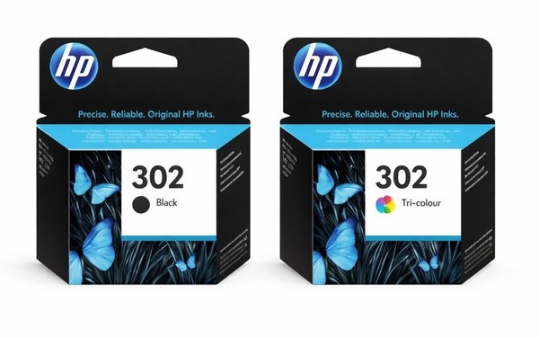 HP 302 Cartucho de Tinta Negro + Color | Pack 2 Unidades Originales