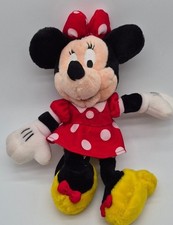 Disney Parks Minnie Mouse Plush 10" Red Polka Dot Dress Walt Disney World