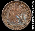 1857 Seated Liberty Dime- Color- Scarce High Grade Luster No Reserve #J3730