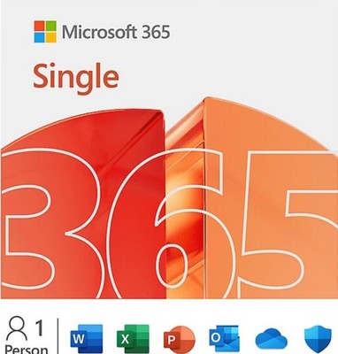 Microsoft Office 365 Single EU Key | Personal 1-Nutzer bis zu 5-Geräte | 1 Jahr