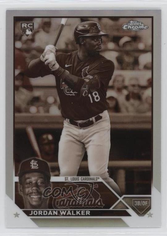2023 Topps Chrome Sepia Refractor Jordan Walker #209 1ko6