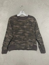 Athleta Womens Sweatshirt Camouflage Size Medium Long sleeve Adult Camo Pullover