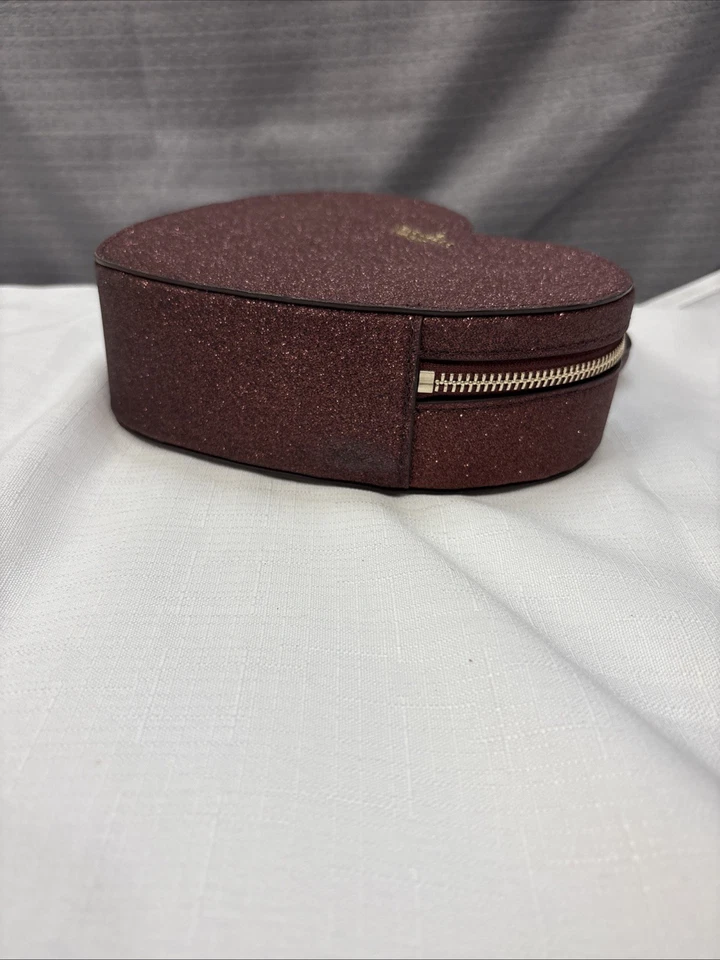 Kate Spade Love Shack Glitter Heart Purse Deep Nova - Image 4 of 4