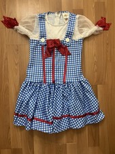 Rubie's Wizard of Oz Dorothy Dress Costume Red Sparkly Bow, Girls Medium.