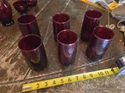 Vintage Anchor Hocking "Royal Ruby" Highball Glasses – Set of 6 – Mid-Century...