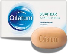 Oilatum Soap Bar Emollient Cleanser for Dry, Sensitive and Eczema Prone Skin