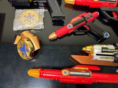 Power Rangers Lightspeed Rescue GoGoFive Morpher Weapon 7p set