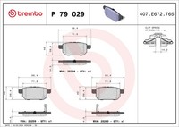 Brembo Bremsbelagsatz Scheibenbremse Prime P 79 029 FüR Suzuki SX4 Swift Cross 5