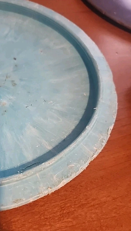 Vintage Lightning Rare #1 Flyer Maximum Distance Driver B-25 175g PDGA Blue Disc - Image 4 of 4