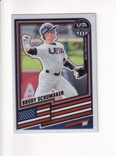 2026 Panini USA BASEBALL STARS & STRIPES PRIZM BRODY SCHUMAKER