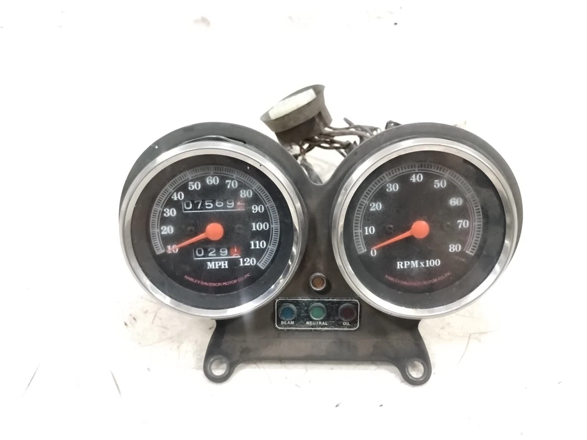 ボイジャー 1989 Harley Sportster XL 883 1200 Speedometer Speedo Tach