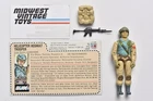 Vintage GI Joe - 1983 AIRBORNE w/ REDBACK Filecard - 100% Complete -Hasbro