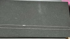 925 Sterling Silver Twisted Diamond Cut Snake Chain Necklace 30  Long