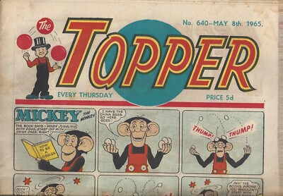 THE TOPPER COMIC No 640  - 8 May 1965 - GOOD CONDITION - COMPLETE