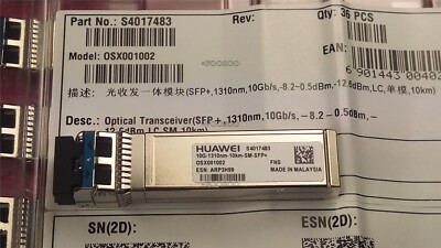Transceiver Module Huawei/Quidway OSX001002 Sfp New gw