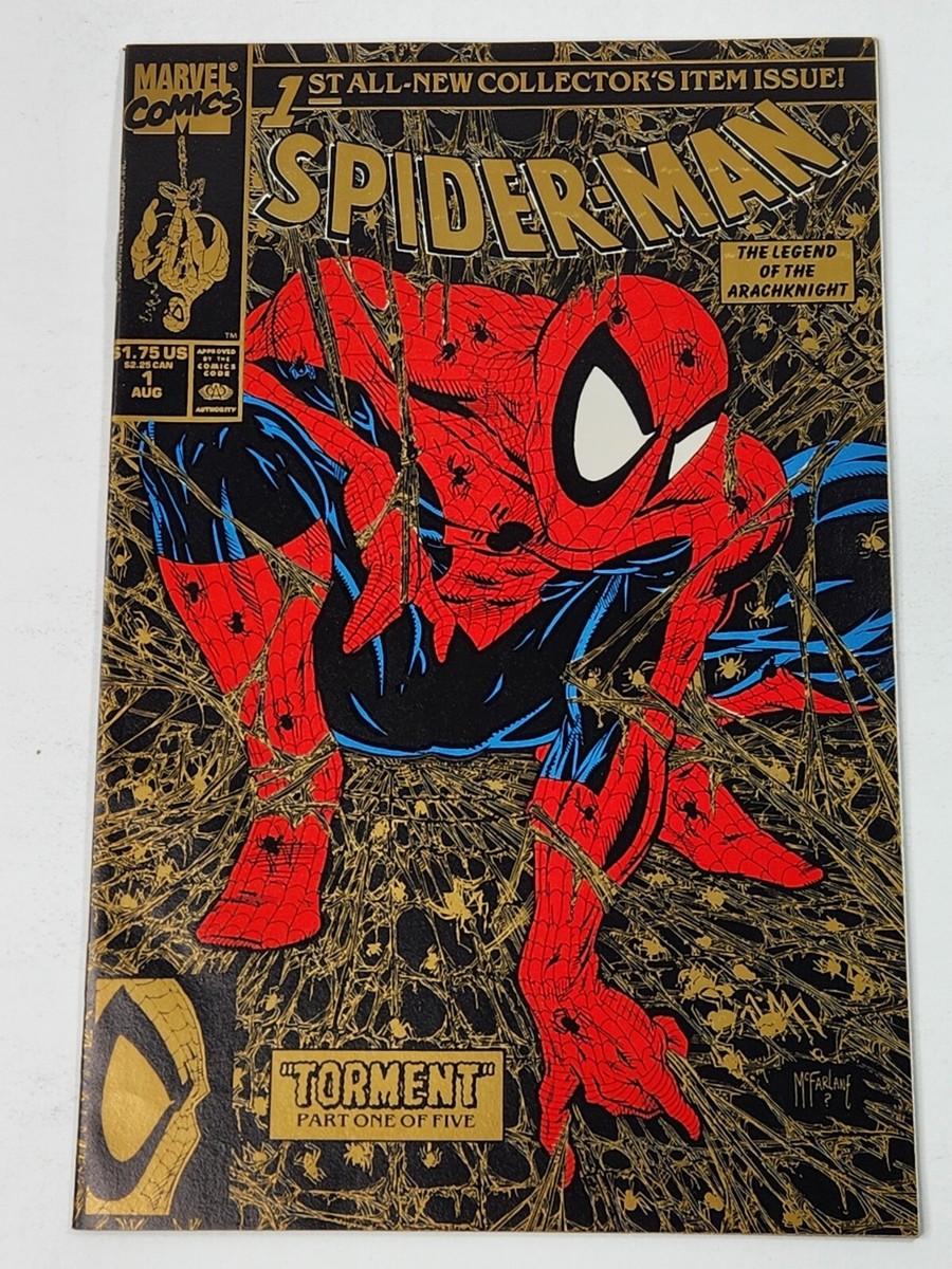 Spider-Man 1 Todd McFarlane 2nd Print Gold Edition Marvel Comics