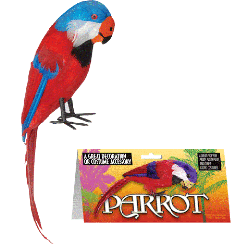 Pirate Parrot - Use For Dress-Up, Halloween, Theater, Pirate Accessories! - Picture 1 of 1