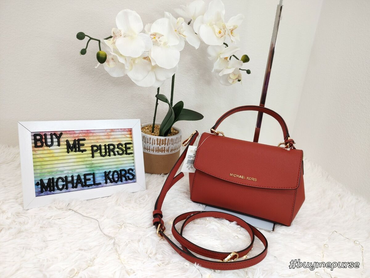 KORS Ava Extra-Small Saffiano Leather Crossbody