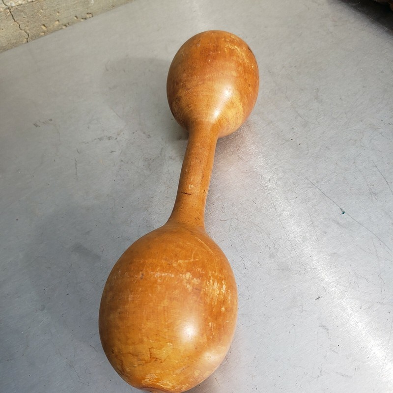 Antique Spalding 1lb exercise dumb bell