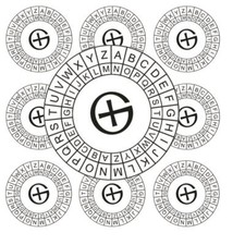 10x ROT13 Sticker Water Resistant Ftf Gift Bartering Object Geocaching Myst