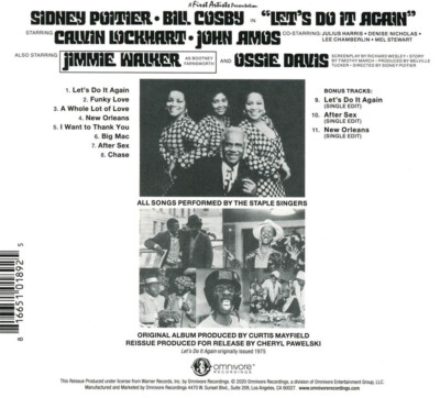 Let's Do It Again Original Movie Soundtrack Staples Singers Curtis