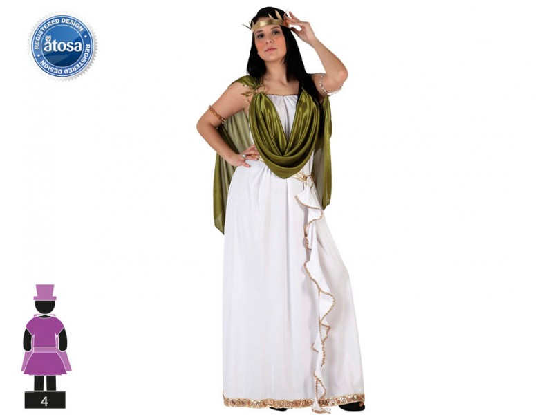 Costume dea greca romana donna vestito storico imperatrice