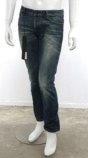 NICOLAS ANDREAS TARALIS Mens JETHRO Blue Straight Slim Leg Jeans Pants Denim 31