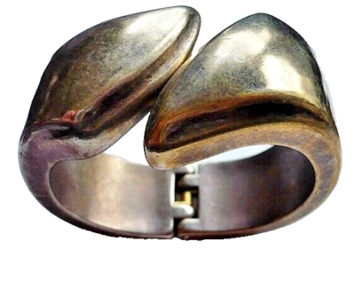 super breiter Klapp Armreif alt gold 18,5 cm Modeschmuck NEU + TOP - Bild 1 von 4