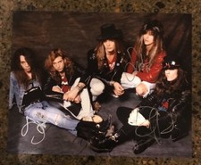 * SKID ROW * signed autographed 11x14 photo * SNAKE SABO, HILL, BOLAN * 2