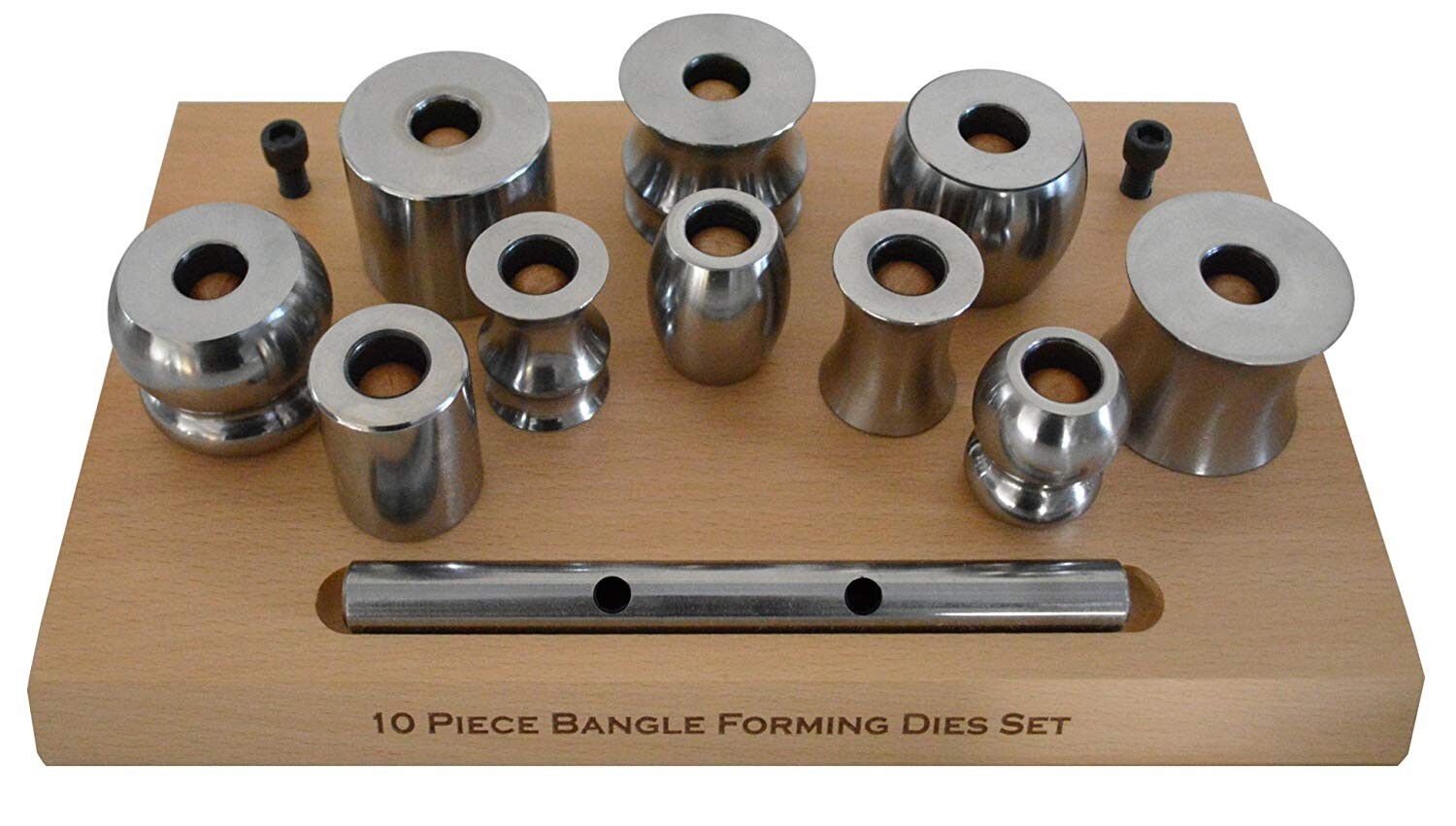 Bangle Bracelet 10-Piece Die Set for Concave Convex Flat Shapes-image