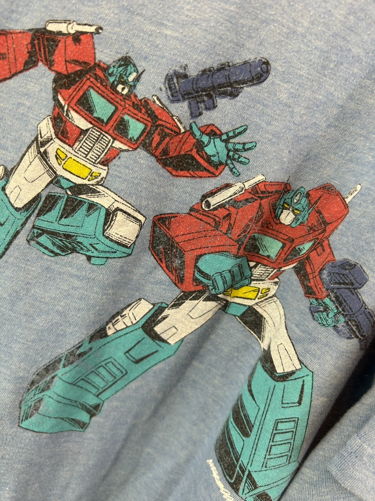 Transformers Lootcrate T-Shirt Men's 2XL Light Blue Polyester Crew Short Sleeve image 6